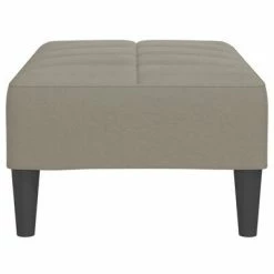 VidaXL Repose-pied Gris clair 78x56x32 cm Velours -Poufs Soldes image 4 337789