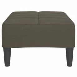 VidaXL Repose-pied Gris foncé 78x56x32 cm Velours -Poufs Soldes image 4 337790