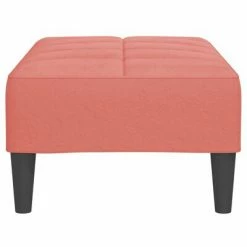 VidaXL Repose-pied Rose 78x56x32 cm Velours 9 VidaXL Repose-pied Rose 78x56x32 cm Velours -Poufs Soldes image 4 337793