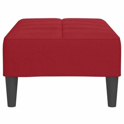 VidaXL Repose-pied Rouge bordeaux 78x56x32 cm Velours 4 VidaXL Repose-pied Rouge bordeaux 78x56x32 cm Velours – Image 4