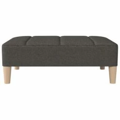 VidaXL Repose-pied Gris foncé 78x56x32 cm Tissu -Poufs Soldes image 4 337800