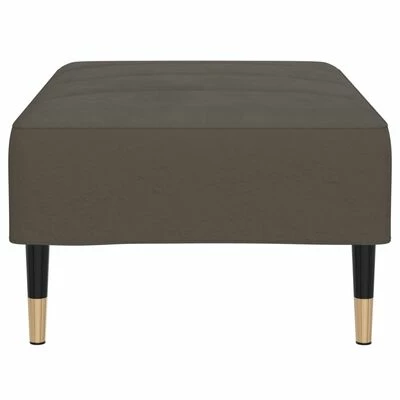 VidaXL Repose-pied Gris foncé 78x56x32 cm Velours 4 VidaXL Repose-pied Gris foncé 78x56x32 cm Velours – Image 4