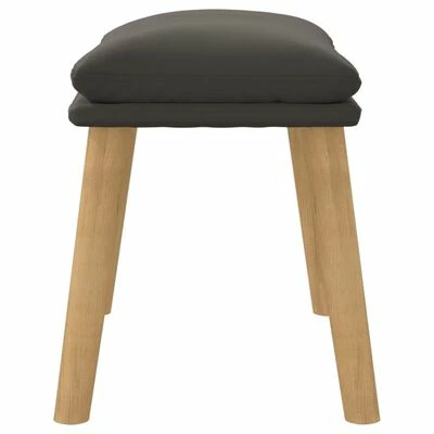VidaXL Repose-pied Gris foncé 45x29,5x39 cm Velours 4 VidaXL Repose-pied Gris foncé 45x29,5x39 cm Velours – Image 4