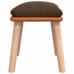 VidaXL Repose-pied Marron 45x29,5x39 cm Tissu et similicuir 9 VidaXL Repose-pied Marron 45x29,5x39 cm Tissu et similicuir -Poufs Soldes image 4 341449
