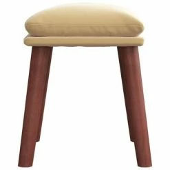 VidaXL Repose-pied Blanc crème 45x29,5x39 cm Velours 9 VidaXL Repose-pied Blanc crème 45x29,5x39 cm Velours -Poufs Soldes image 4 341477