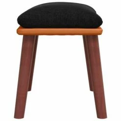 VidaXL Repose-pied Noir 45x29,5x39 cm Tissu et similicuir 9 VidaXL Repose-pied Noir 45x29,5x39 cm Tissu et similicuir -Poufs Soldes image 4 341485