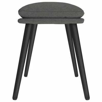 VidaXL Repose-pied Gris foncé 45x29,5x39 cm Tissu 4 VidaXL Repose-pied Gris foncé 45x29,5x39 cm Tissu – Image 4