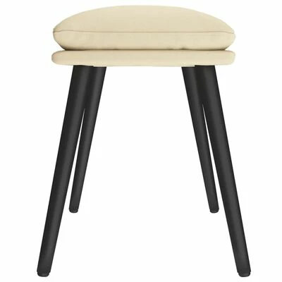 VidaXL Repose-pied Crème 45x29,5x39 cm Tissu 4 VidaXL Repose-pied Crème 45x29,5x39 cm Tissu – Image 4