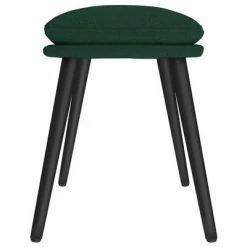 VidaXL Repose-pied Vert foncé 45x29,5x39 cm Tissu -Poufs Soldes image 4 341498