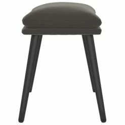 VidaXL Repose-pied Gris foncé 45x29,5x39 cm Velours -Poufs Soldes image 4 341505