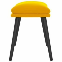 VidaXL Repose-pied Jaune moutarde 45x29,5x39 cm Velours 9 VidaXL Repose-pied Jaune moutarde 45x29,5x39 cm Velours -Poufs Soldes image 4 341511