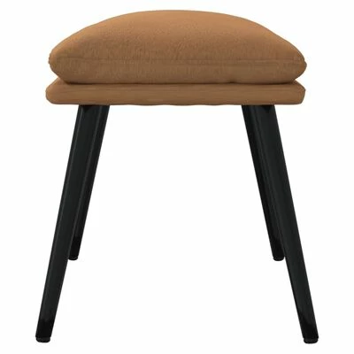 VidaXL Repose-pied Taupe 45x30x39 cm Tissu microfibre 4 VidaXL Repose-pied Taupe 45x30x39 cm Tissu microfibre – Image 4