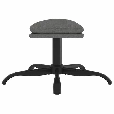 VidaXL Repose-pied Gris clair 60x60x39 cm Tissu 4 VidaXL Repose-pied Gris clair 60x60x39 cm Tissu – Image 4