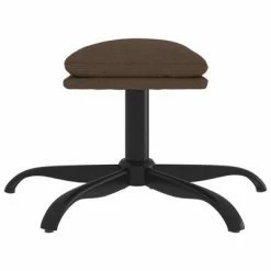 VidaXL Repose-pied Marron 60x60x39 cm Tissu 9 VidaXL Repose-pied Marron 60x60x39 cm Tissu -Poufs Soldes image 4 341570