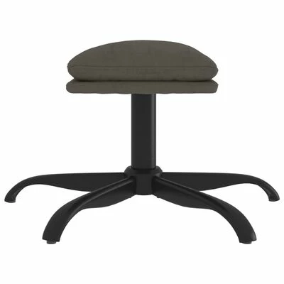 VidaXL Repose-pied Gris foncé 60x60x39 cm Velours 4 VidaXL Repose-pied Gris foncé 60x60x39 cm Velours – Image 4