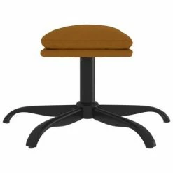 VidaXL Repose-pied Marron 60x60x39 cm Velours 9 VidaXL Repose-pied Marron 60x60x39 cm Velours -Poufs Soldes image 4 341586