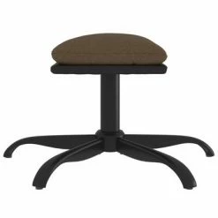 VidaXL Repose-pied Marron 60x60x39 cm Tissu et similicuir 9 VidaXL Repose-pied Marron 60x60x39 cm Tissu et similicuir -Poufs Soldes image 4 341599