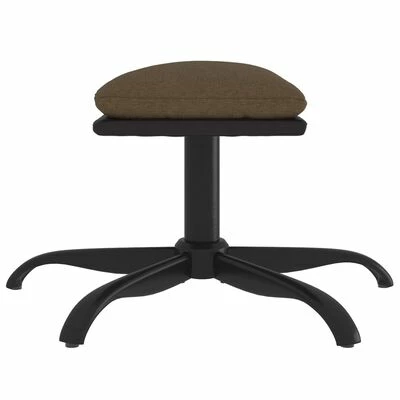 VidaXL Repose-pied Marron 60x60x39 cm Tissu et similicuir 4 VidaXL Repose-pied Marron 60x60x39 cm Tissu et similicuir – Image 4