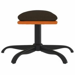 VidaXL Repose-pied Marron 60x60x39 cm Tissu et similicuir 9 VidaXL Repose-pied Marron 60x60x39 cm Tissu et similicuir -Poufs Soldes image 4 341610