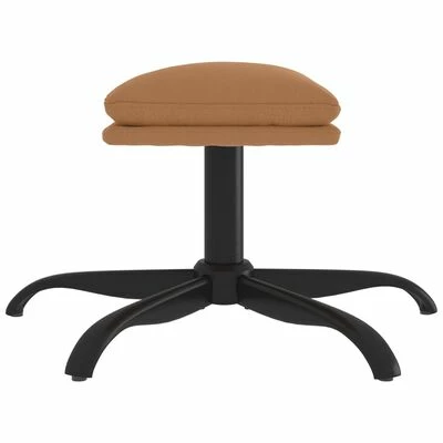 VidaXL Repose-pied Taupe 60x60x39 cm Tissu microfibre 4 VidaXL Repose-pied Taupe 60x60x39 cm Tissu microfibre – Image 4