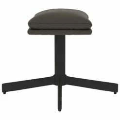 VidaXL Repose-pied Gris foncé 60x60x39 cm Velours -Poufs Soldes image 4 341627