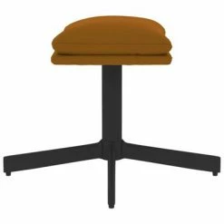 VidaXL Repose-pied Marron 60x60x39 cm Velours 9 VidaXL Repose-pied Marron 60x60x39 cm Velours -Poufs Soldes image 4 341634