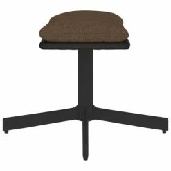 VidaXL Repose-pied Marron 60x60x39 cm Tissu et similicuir 9 VidaXL Repose-pied Marron 60x60x39 cm Tissu et similicuir -Poufs Soldes image 4 341647