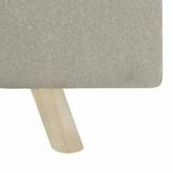 VidaXL Repose-pied Crème 120x28x26 cm Tissu -Poufs Soldes image 5 288045