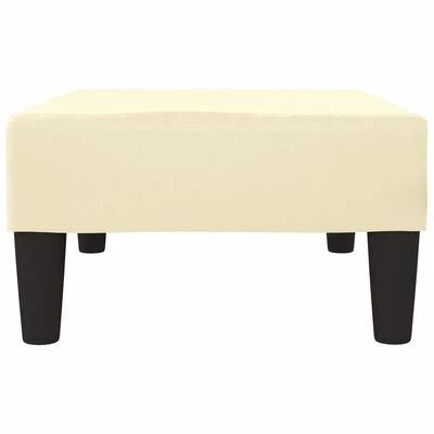 VidaXL Repose-pied Crème 78x56x32 cm Similicuir 5 VidaXL Repose-pied Crème 78x56x32 cm Similicuir – Image 5