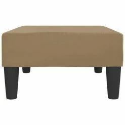VidaXL Repose-pied Cappuccino 78x56x32 cm Similicuir 10 VidaXL Repose-pied Cappuccino 78x56x32 cm Similicuir -Poufs Soldes image 5 337714