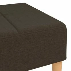 VidaXL Repose-pied Marron foncé 78x56x32 cm Tissu 10 VidaXL Repose-pied Marron foncé 78x56x32 cm Tissu -Poufs Soldes image 5 337750