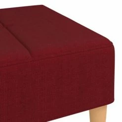 VidaXL Repose-pied Rouge bordeaux 78x56x32 cm Tissu 10 VidaXL Repose-pied Rouge bordeaux 78x56x32 cm Tissu -Poufs Soldes image 5 337754
