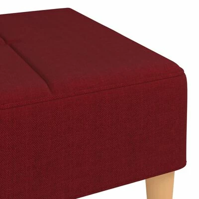 VidaXL Repose-pied Rouge bordeaux 78x56x32 cm Tissu 5 VidaXL Repose-pied Rouge bordeaux 78x56x32 cm Tissu – Image 5