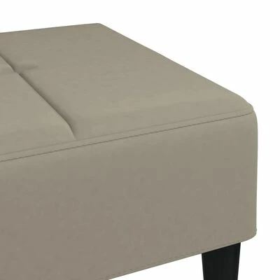 VidaXL Repose-pied Gris clair 78x56x32 cm Velours 5 VidaXL Repose-pied Gris clair 78x56x32 cm Velours – Image 5