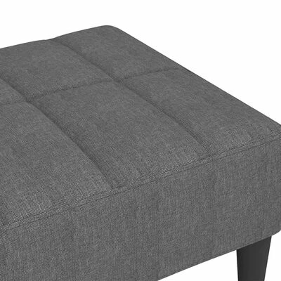 VidaXL Repose-pied Gris clair 78x56x32 cm Tissu 5 VidaXL Repose-pied Gris clair 78x56x32 cm Tissu – Image 5