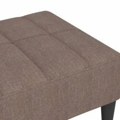 VidaXL Repose-pied Taupe 78x56x32 cm Tissu -Poufs Soldes image 5 337786