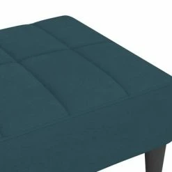 VidaXL Repose-pied Bleu 78x56x32 cm Velours -Poufs Soldes image 5 337788