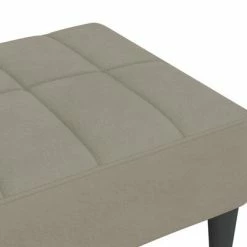 VidaXL Repose-pied Gris clair 78x56x32 cm Velours -Poufs Soldes image 5 337789