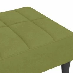 VidaXL Repose-pied Vert clair 78x56x32 cm Velours -Poufs Soldes image 5 337792