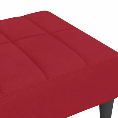 VidaXL Repose-pied Rouge bordeaux 78x56x32 cm Velours 5 VidaXL Repose-pied Rouge bordeaux 78x56x32 cm Velours – Image 5