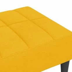 VidaXL Repose-pied Jaune 78x56x32 cm Velours 10 VidaXL Repose-pied Jaune 78x56x32 cm Velours -Poufs Soldes image 5 337796