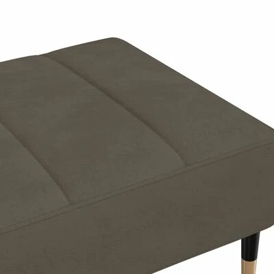 VidaXL Repose-pied Gris foncé 78x56x32 cm Velours 5 VidaXL Repose-pied Gris foncé 78x56x32 cm Velours – Image 5