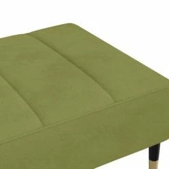 VidaXL Repose-pied Vert clair 78x56x32 cm Velours -Poufs Soldes image 5 337815