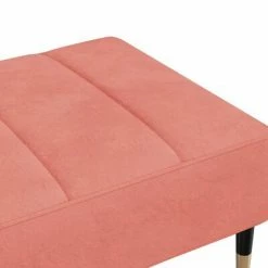 VidaXL Repose-pied Rose 78x56x32 cm Velours -Poufs Soldes image 5 337816