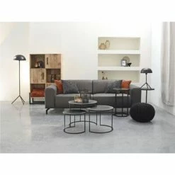 LABEL51 Pouf tricoté Coton M Noir 10 LABEL51 Pouf tricoté Coton M Noir -Poufs Soldes image 5 432814