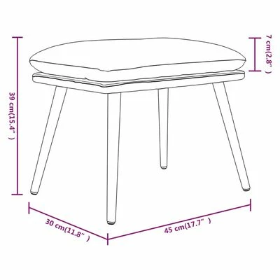 VidaXL Repose-pied Gris foncé 45x30x39 cm Tissu microfibre 6 VidaXL Repose-pied Gris foncé 45x30x39 cm Tissu microfibre – Image 6