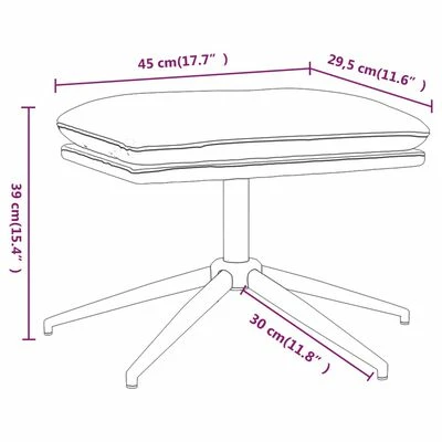VidaXL Repose-pied Gris foncé 60x60x39 cm Tissu microfibre 6 VidaXL Repose-pied Gris foncé 60x60x39 cm Tissu microfibre – Image 6