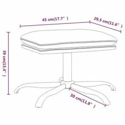 VidaXL Repose-pied Noir 45x29,5x39 cm Similicuir brillant -Poufs Soldes image 6 341618