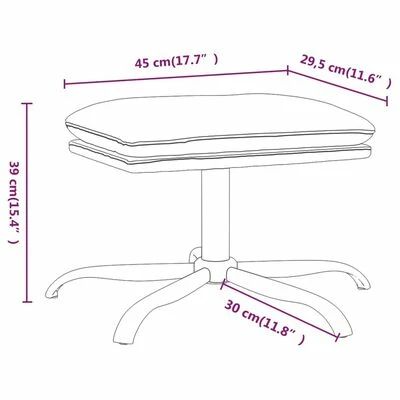 VidaXL Repose-pied Marron 45x29,5x39 cm Similicuir brillant 6 VidaXL Repose-pied Marron 45x29,5x39 cm Similicuir brillant – Image 6